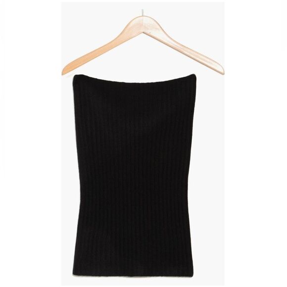 Portolano 100% Cashmere Infinite Neck‎ Warmer Scarf, Luxurious  Black, NWT - Picture 3 of 12